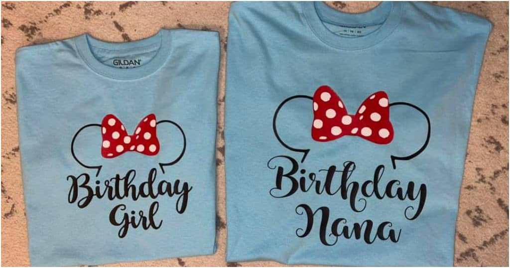 Disney Birthday Shirts